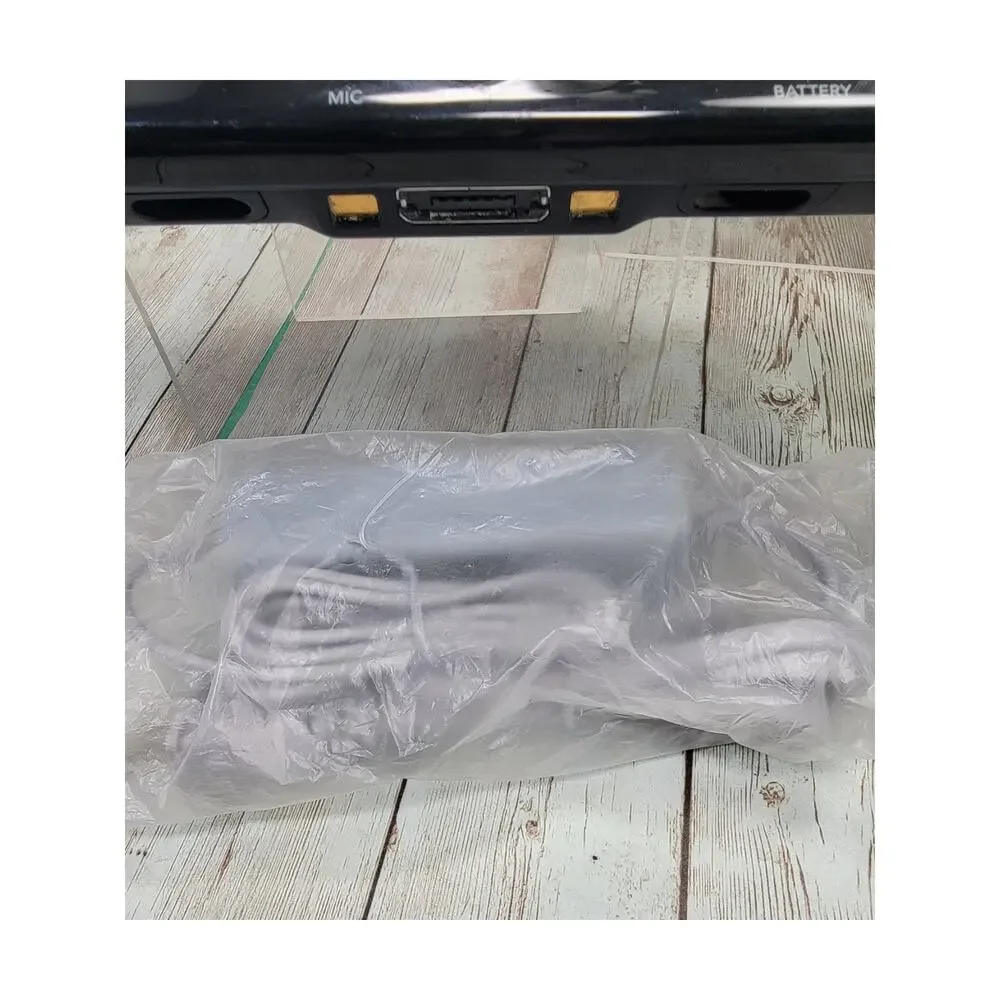 Wii U Black Console W/ All Charging Cables & Gamepad Works Great! 1 Free Game